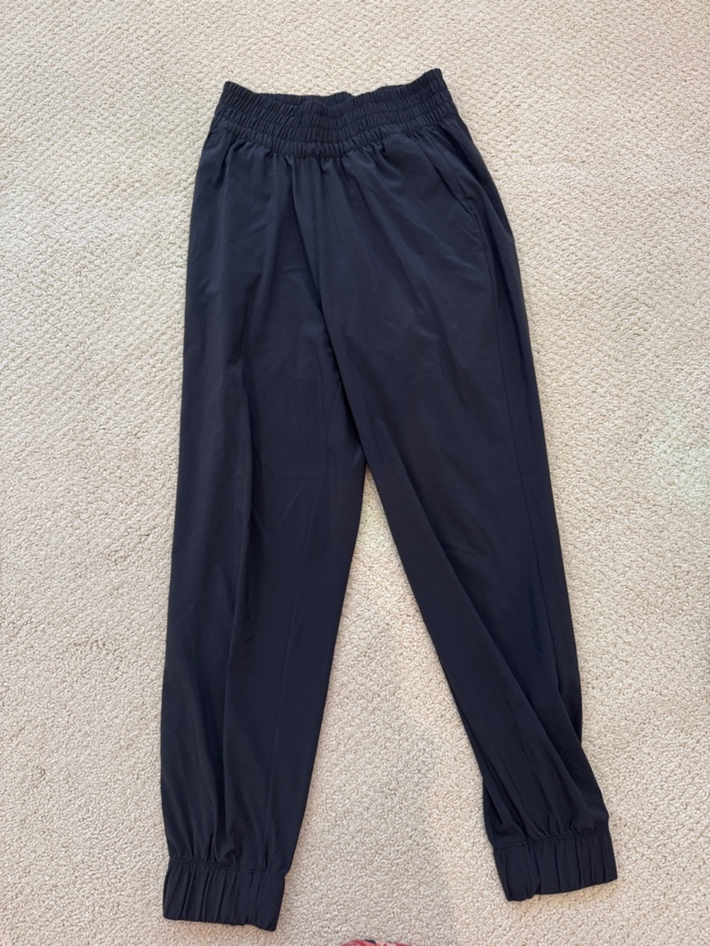 Vuori Black Elastic-Waist Active Pants